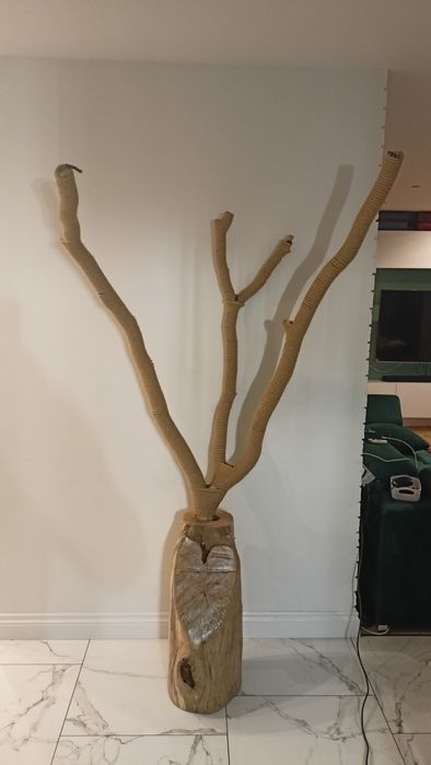 Drapak dla kota drewniany