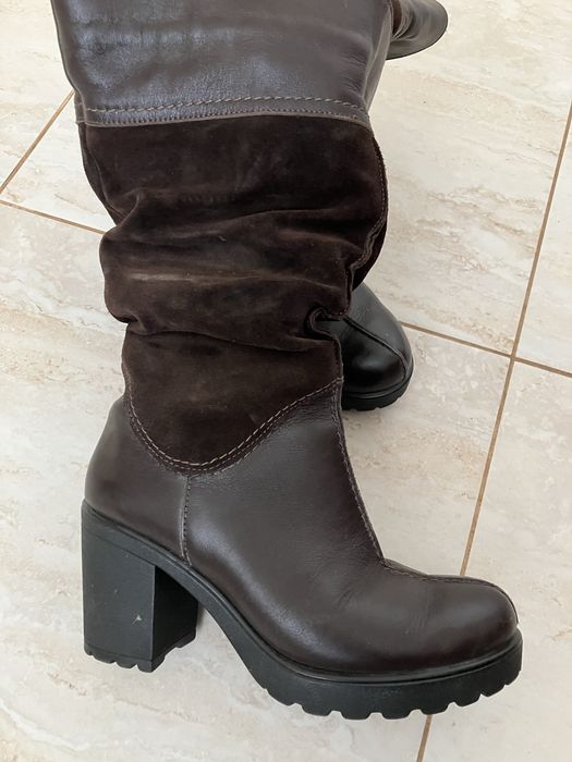 Шкіряне жіноче зимове взуття