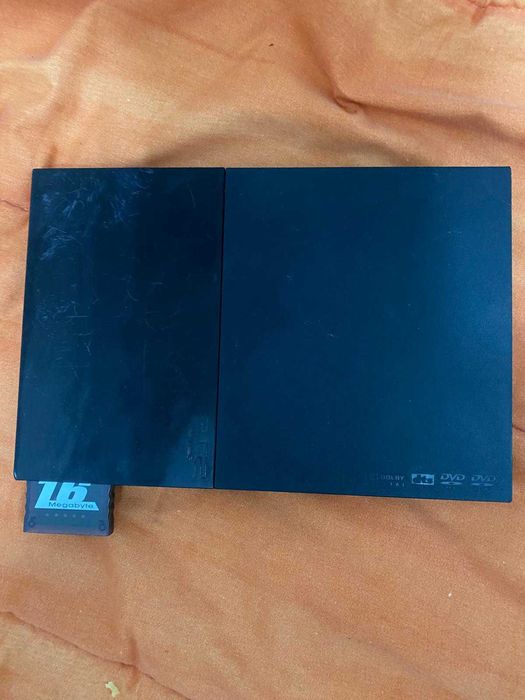 PS2 Slim + Adaptador HDMI + Memory Card – Faro Centro