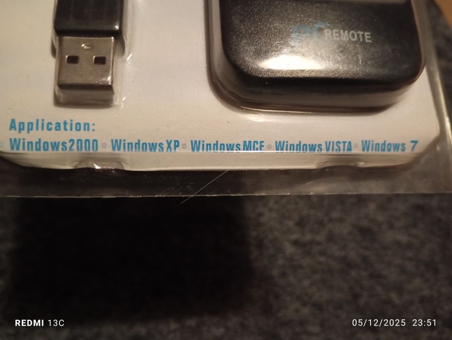 PC controlo remoto com receptor USB