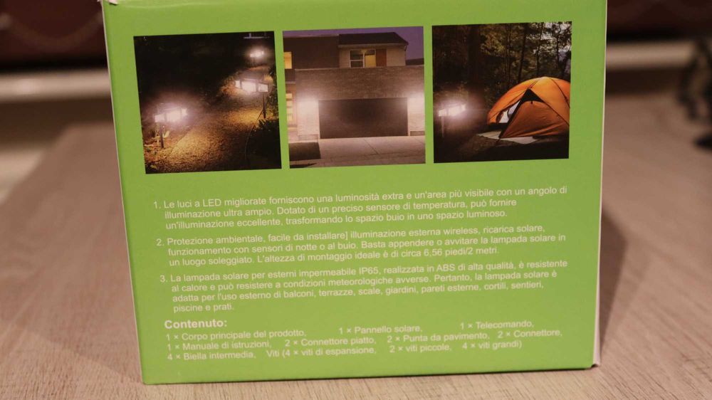 Lampa solarna firmy MU