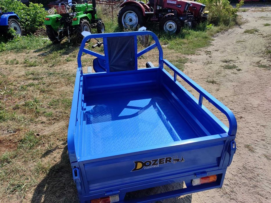 Электро Трицикл грузовой Дозер 1200 ватт Индия с Доставкой домой