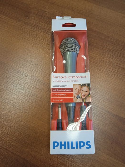 Mikrofon dynamiczny Philips do karaoke