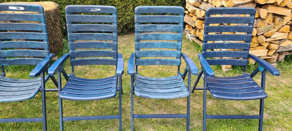 krzesła ogrodowe 2 szt fotele skladane możliwość zlozenia