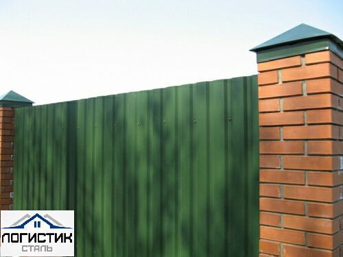 Профнастил на забор ворота металопрофіль металопрофиль кровельный