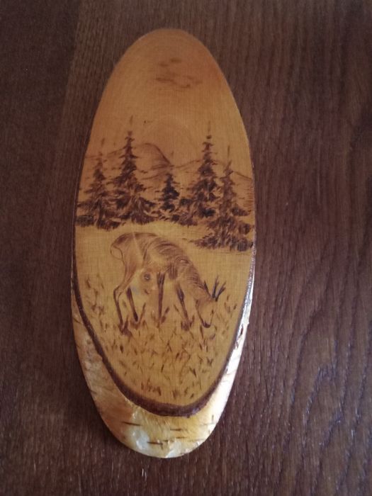 Картинка на стену деревянная лакированная