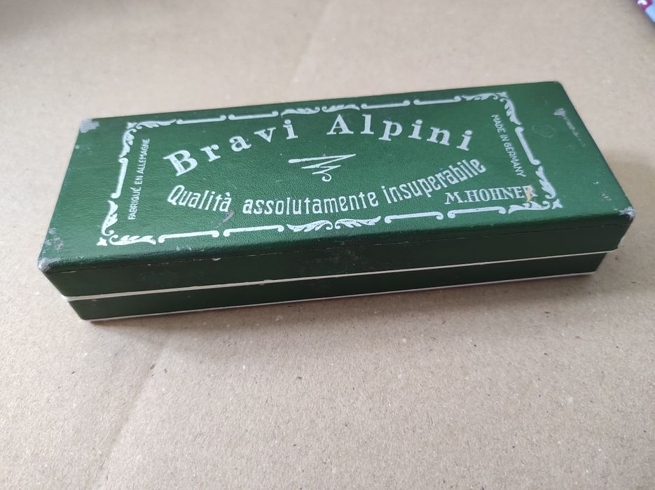 Губна гармошка гармоніка Hohner M1314337 CG Bravi Alpini 2 x 40