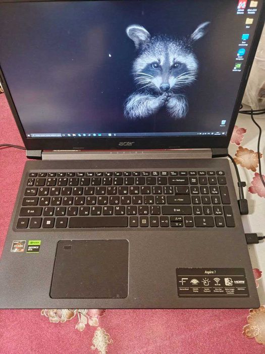 Игровой ноутбук Aspire A715-43G с RTX 3050 TI И 32 гб ОЗУ