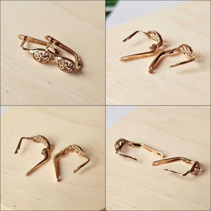Złote kolczyki 14K p.585 1,98g
