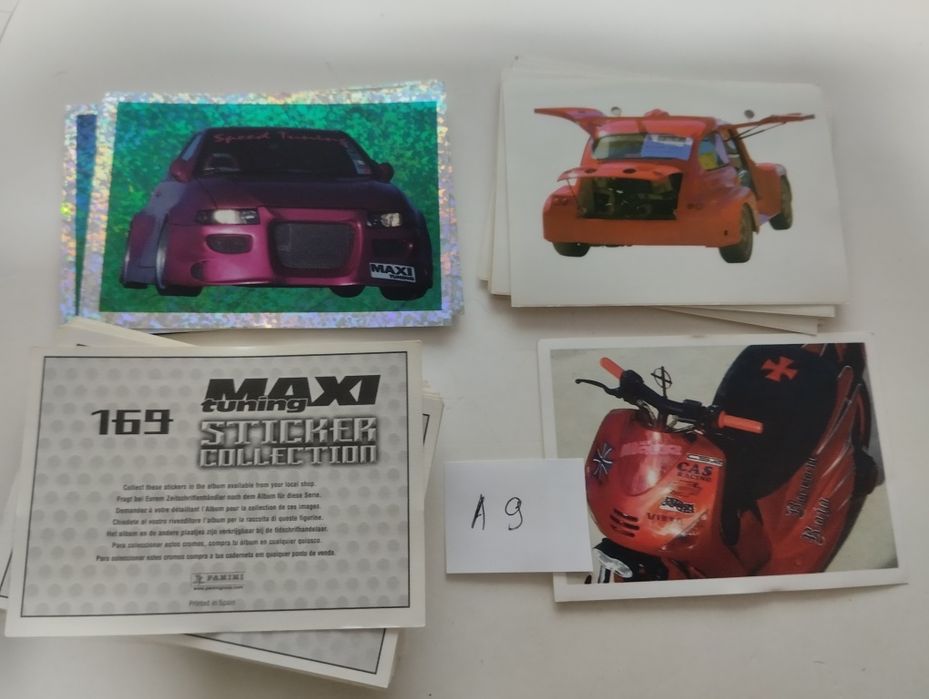 (A2) Cromos de 8 coleções