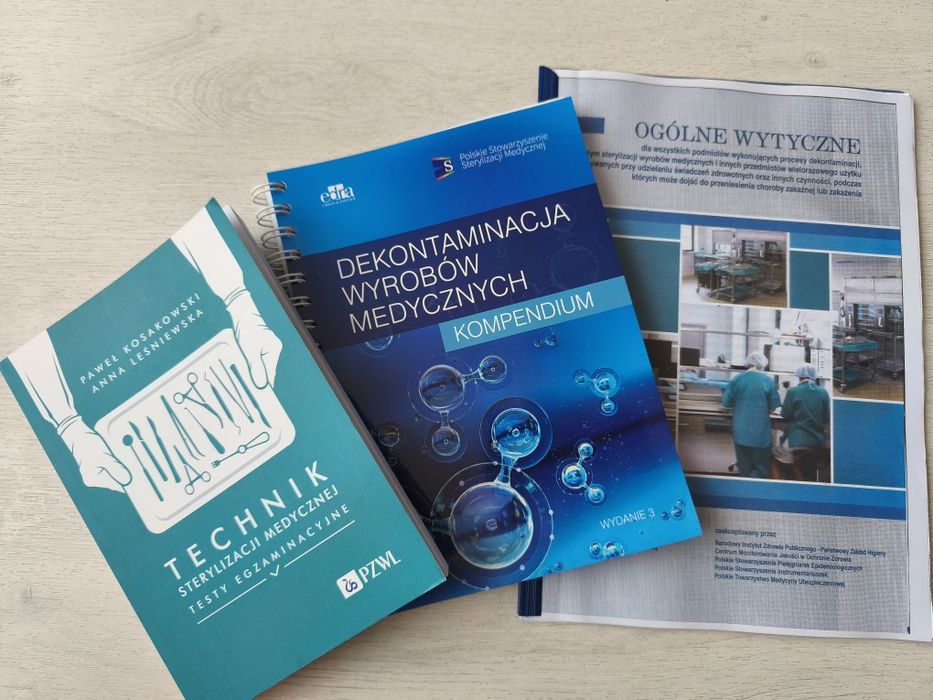 Ksiażka podręcznik dekontaminacja ogólne wytyczne technik sterylizacji medycznej