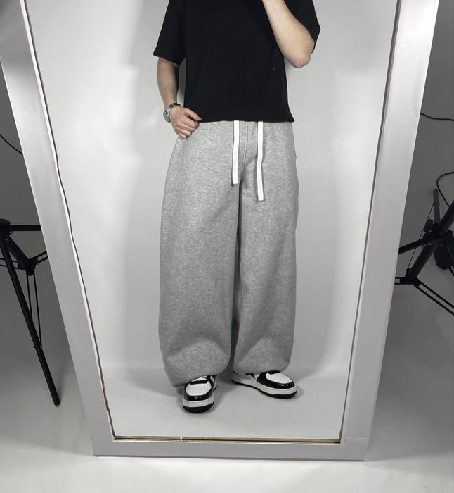 Широкі сірі спортивні штани BAGGY SWEATPANTS широкие спортивки бегги