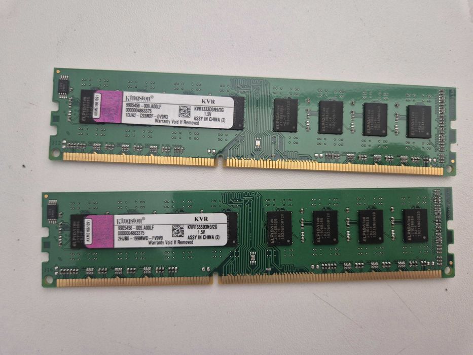 Mmorias ram kingston 4g 2+2