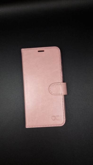 Etui z ekoskóry do Samsung Galaxy S25 5G – różowe
