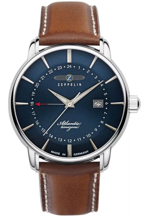 Zegarek Męski ZEPPELIN Atlantic Timezone 8442-3 + BOX