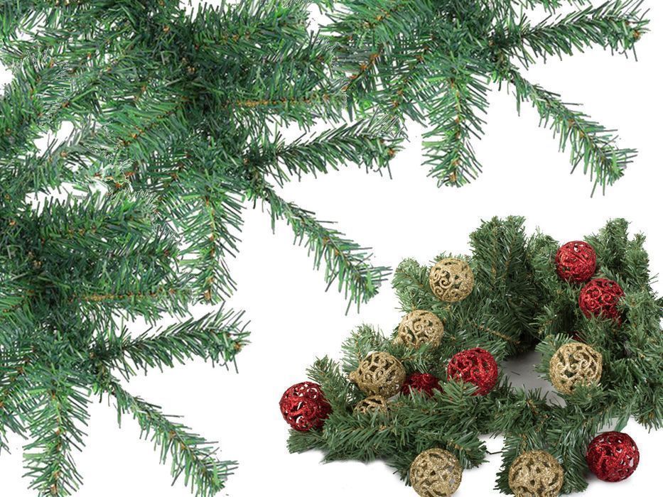Girlanda choinkowa świąteczna dekoracyjna 280cm 2,8m łańcuch sztuczny