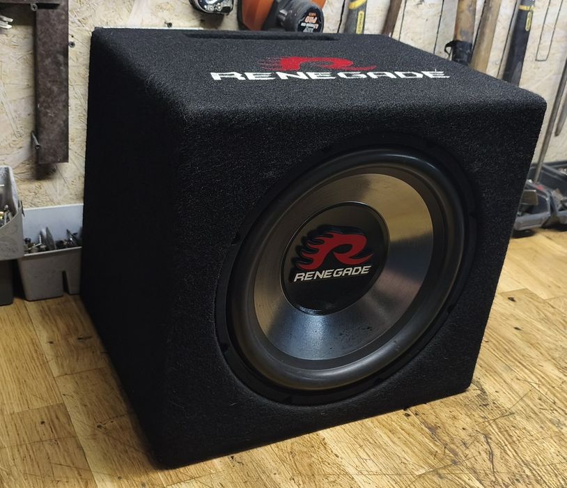 Skrzynia basowa Renegade RXV1200 , 300w rms 4ohm , 30cm 12" , bass reflex , tuba , subwoofer subufer niskotonowy
