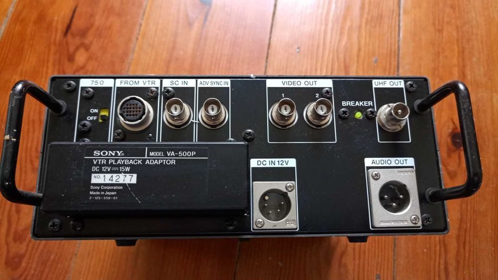 Adaptador para visionado de vídeo SONY