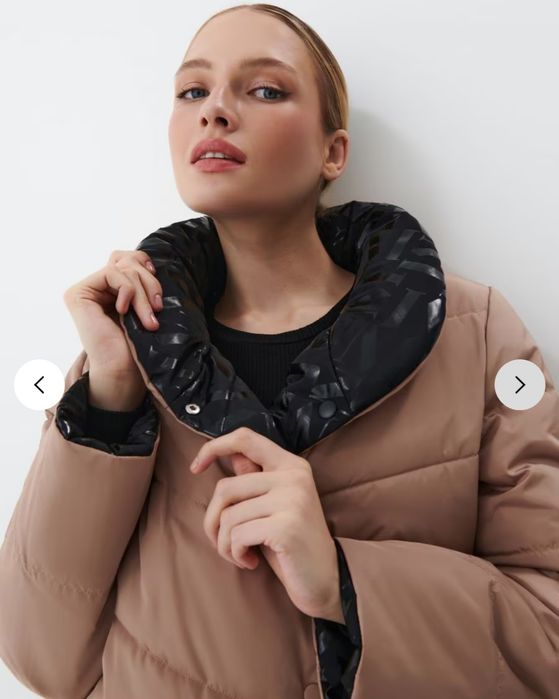Kurtka parka 38 płaszczyk zimowy MOHITO puchowy nowy