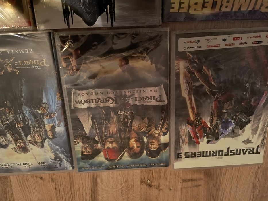 Filmy dvd nowe folia PL Transformers, Piraci z Karaibów, Indiana Jones