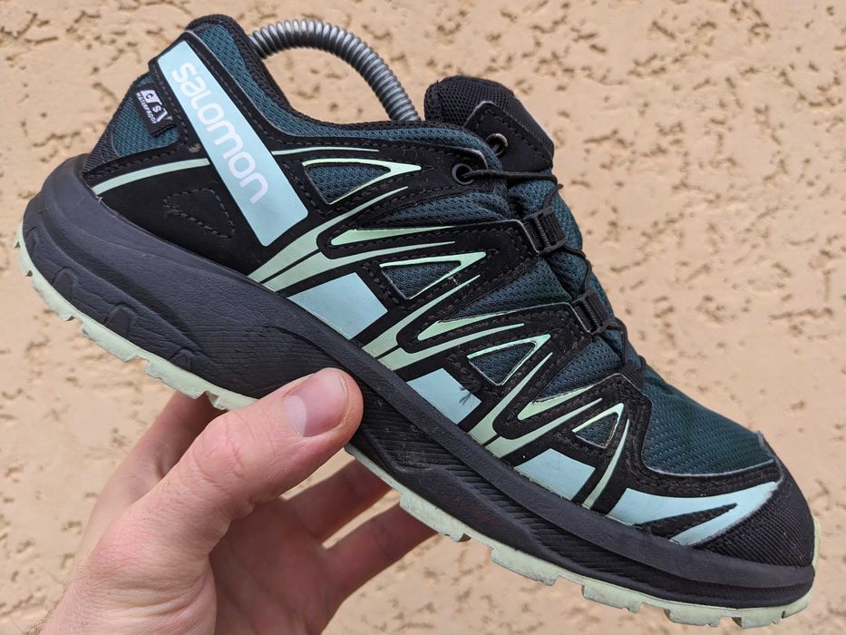 Salomon gore-tex 37.5 / 23.5см Женские трекинговые кроссовки