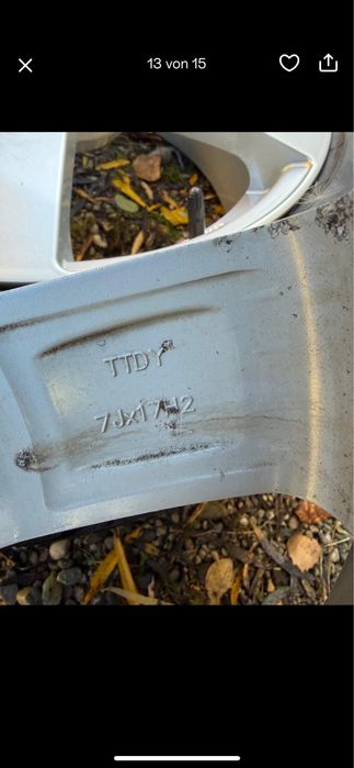 Felgi z czujnikami cisnienia OpelMokka Astra  lub inne 17