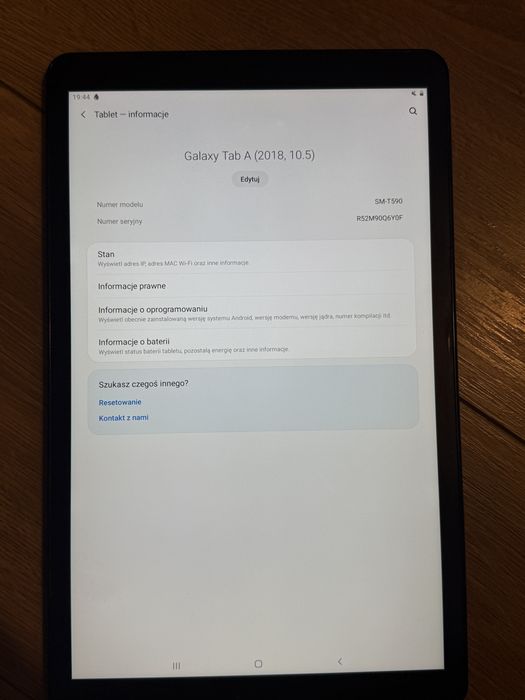 tablet samsung galaxy tab A 2018 10.5