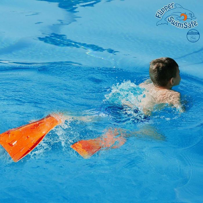Flipper SwimSafe płetwy do pływania dla dzieci z naturalnego kauczuku 38-39