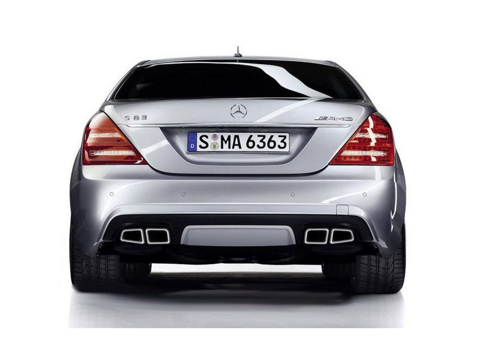 Mercedes S-сlass W221 2005-2013 рр. Насадки на глушник AMG S63