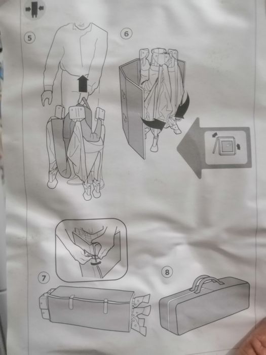 Cama de viagem para criança ou bebé.