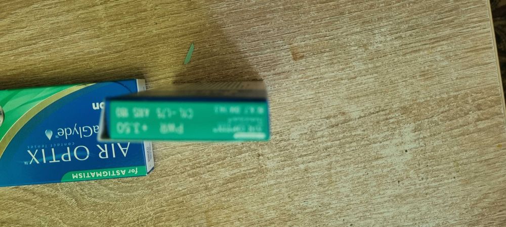 Soczewki kontaktowe Air optix  asygmatyzm