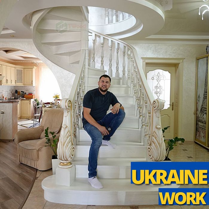Деревʼяні сходи від виробника під ключ за 1 день - TWOOD