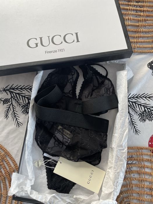 Bielizna Gucci monigram GG kobieca sensualna nowa