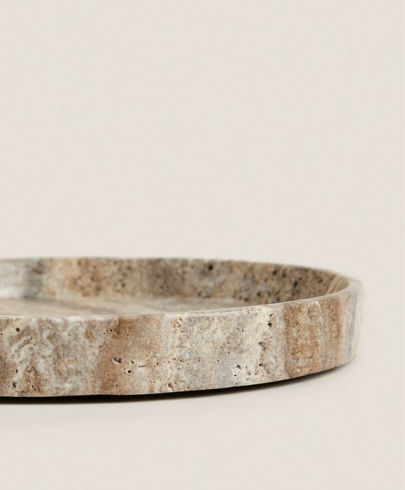 Bandeja Redonda Mármore Zara Home NOVO