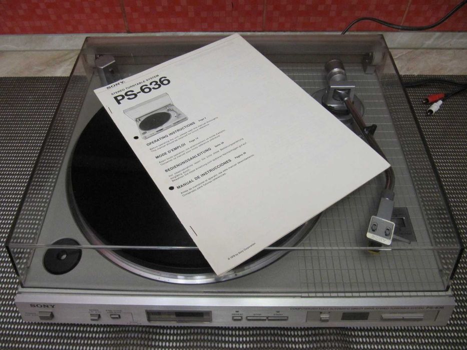 SONY PS-636 HI-FI – КУЛЬТОВИЙ Програвач з ПАСПОРТОМ (Відмінний стан)