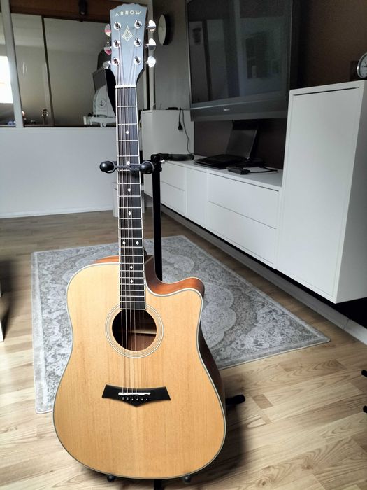 Arrow Gold A CE NT Natural Gitara elektroakustyczna Auditorium