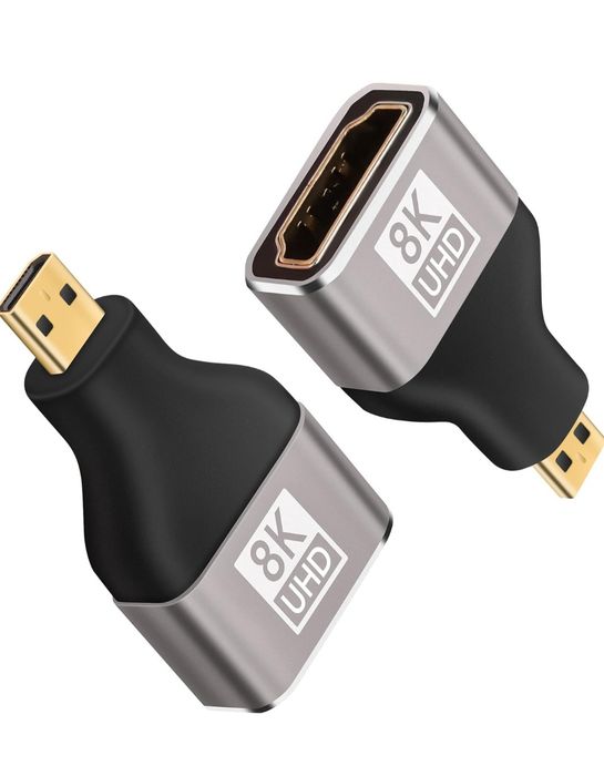 2szt. Adapter 8K Micro HDMI do HDMI