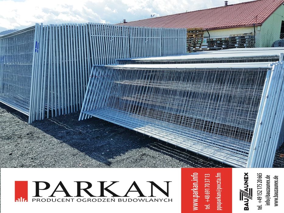 ogrodzenie budowlane pełne, ogrodzenie z blachy trapezowej