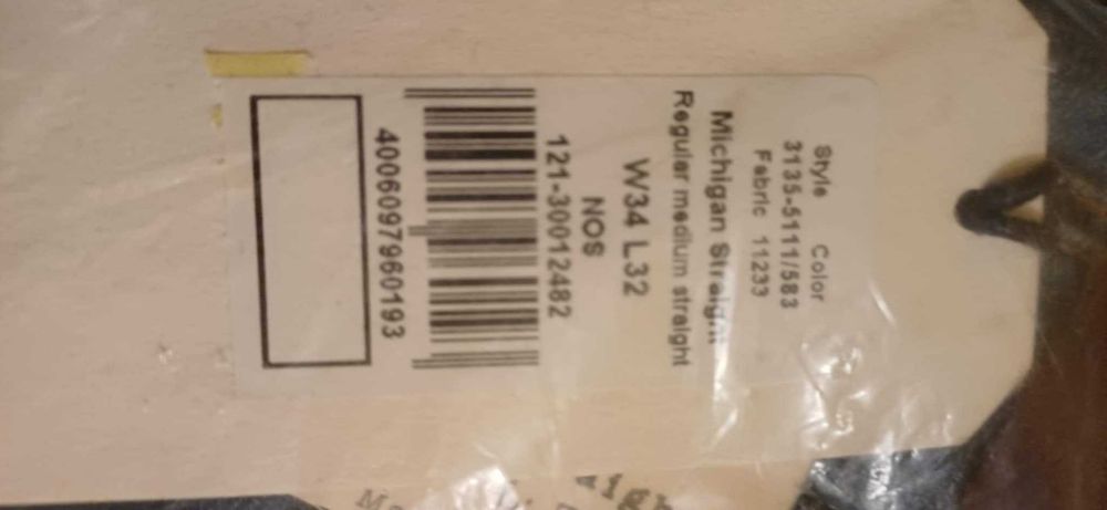 jeansy Mustang Michigan Straight W34 L32