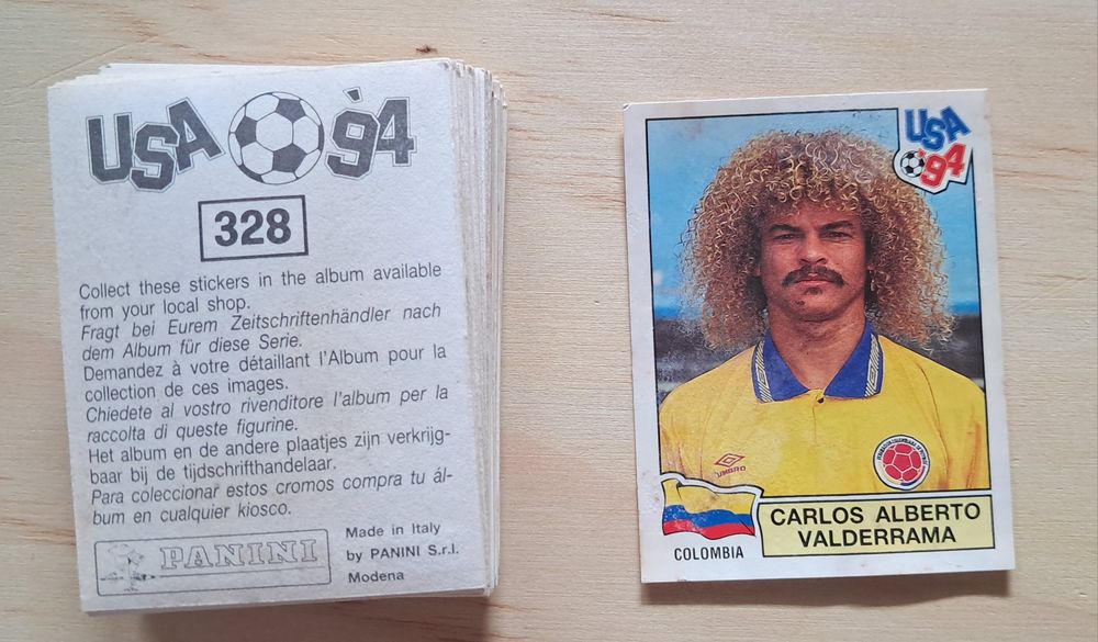 Lote 62 cromos futebol World Cup Usa 94 da Panini