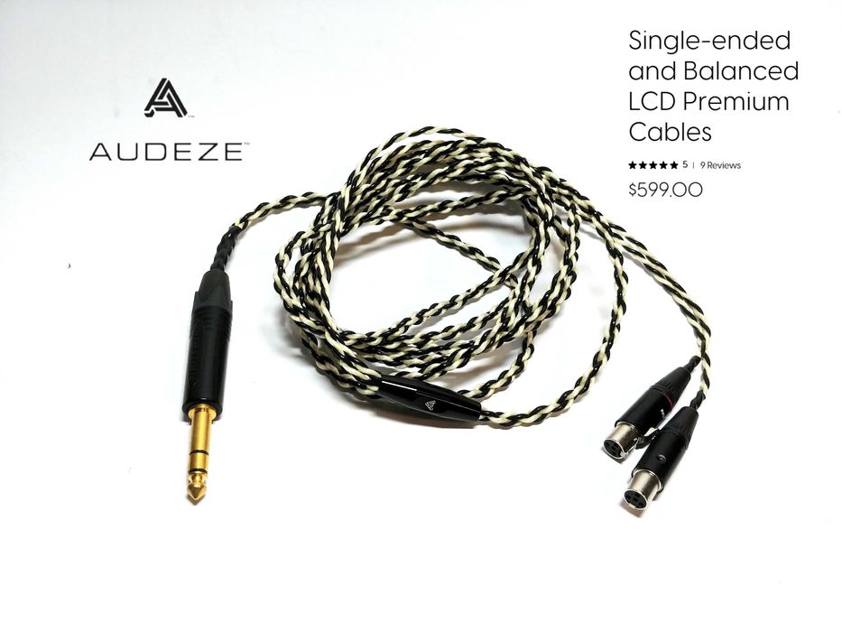 Audeze LCD Premium, Moon Audio Silver, Black Dragon преміальні кабелі