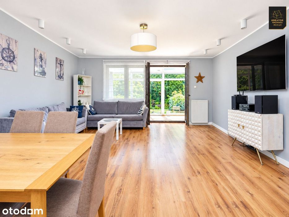 117 m² | 4 pokoje | Prywatny ogród | Widok na las