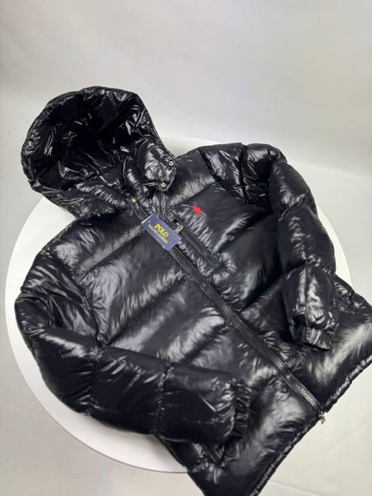 ‼️БЕЗ ПЕРЕДОПЛАТ‼️ Пуховик Polo Ralph Lauren глянець / Ральф Лорен