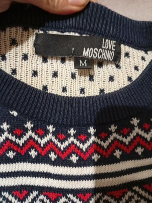 Love moscino светр зимовий подовжений жіночий