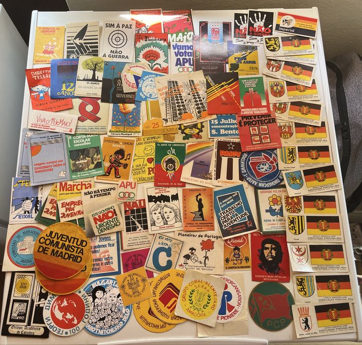 83 Autocolantes Anos 70/80: PCP, APU, etc