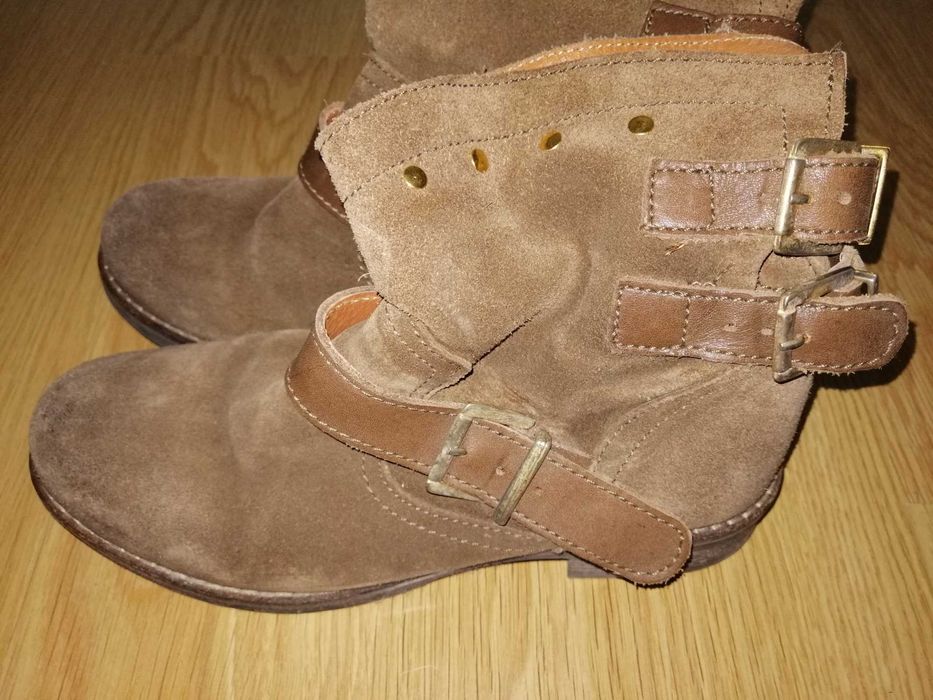 Botins em Camursa: Tam 38