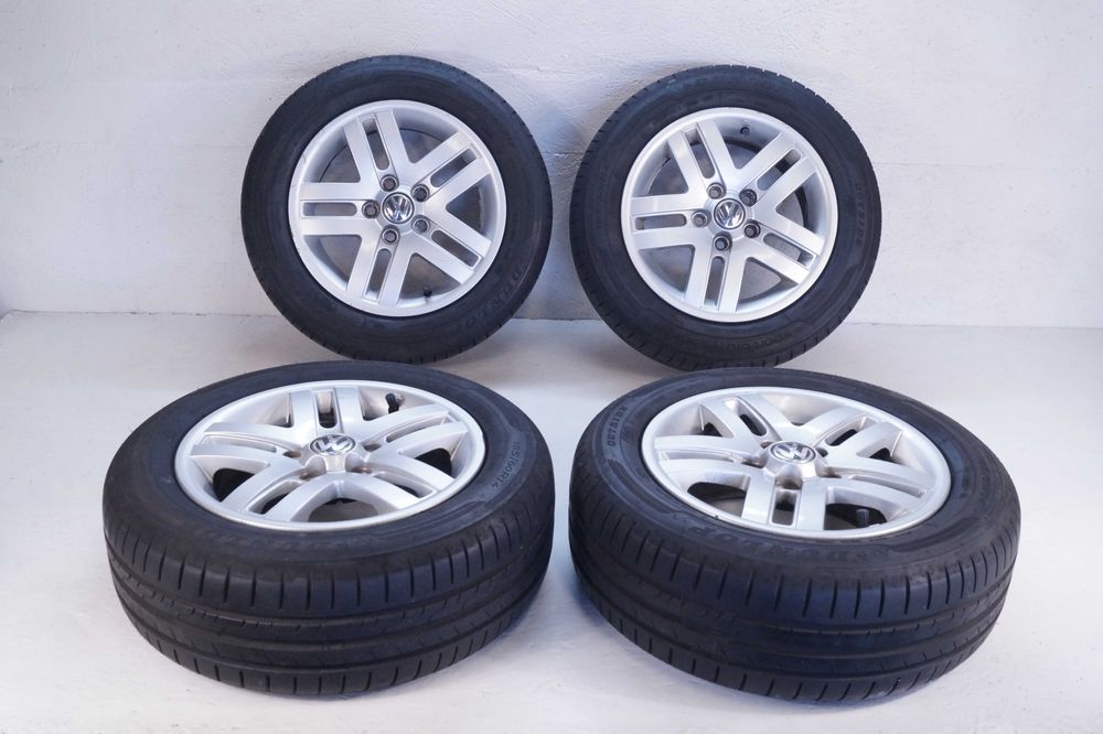 Felgi Aluminiowe Koła Lato 14 Vw Polo 5x100 ET43 6J 14H2 Komplet Koła