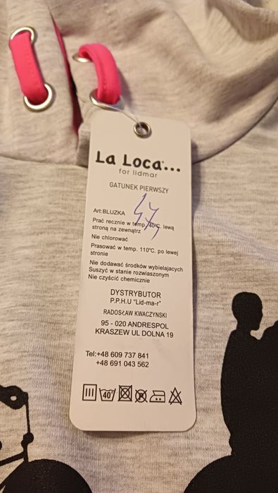 Bluzka z kapturem na 146cm nowa.