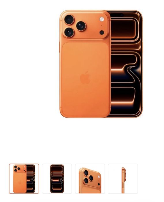 Iphone 17 pro max laranja cosmico