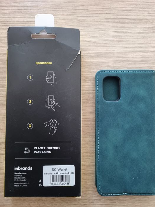 Etui z klapką do SAMSUNG GALAXY A51 skórzane portfel